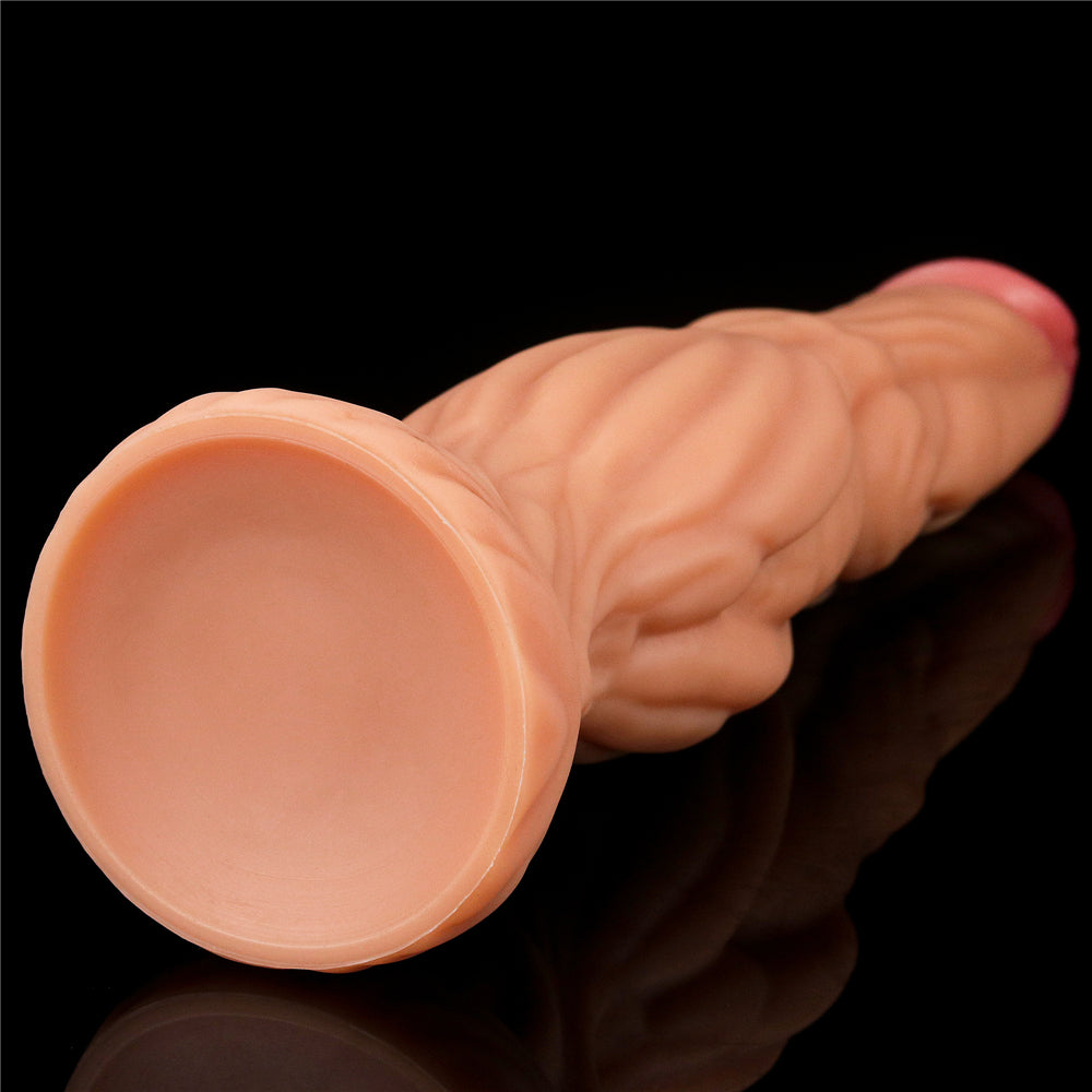 Lovetoy Dual Layered Silicone 9.5" Nature Cock - Light