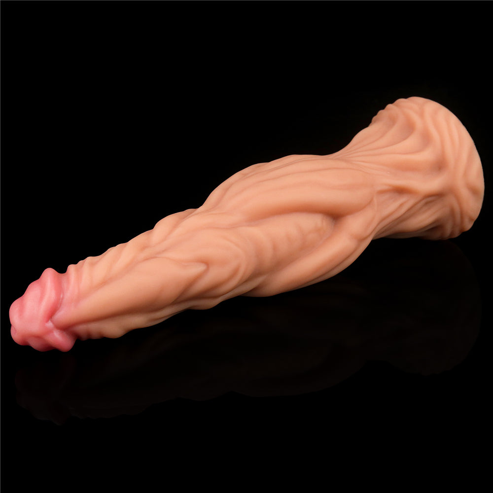 Lovetoy Dual Layered Silicone 9.5" Nature Cock - Light