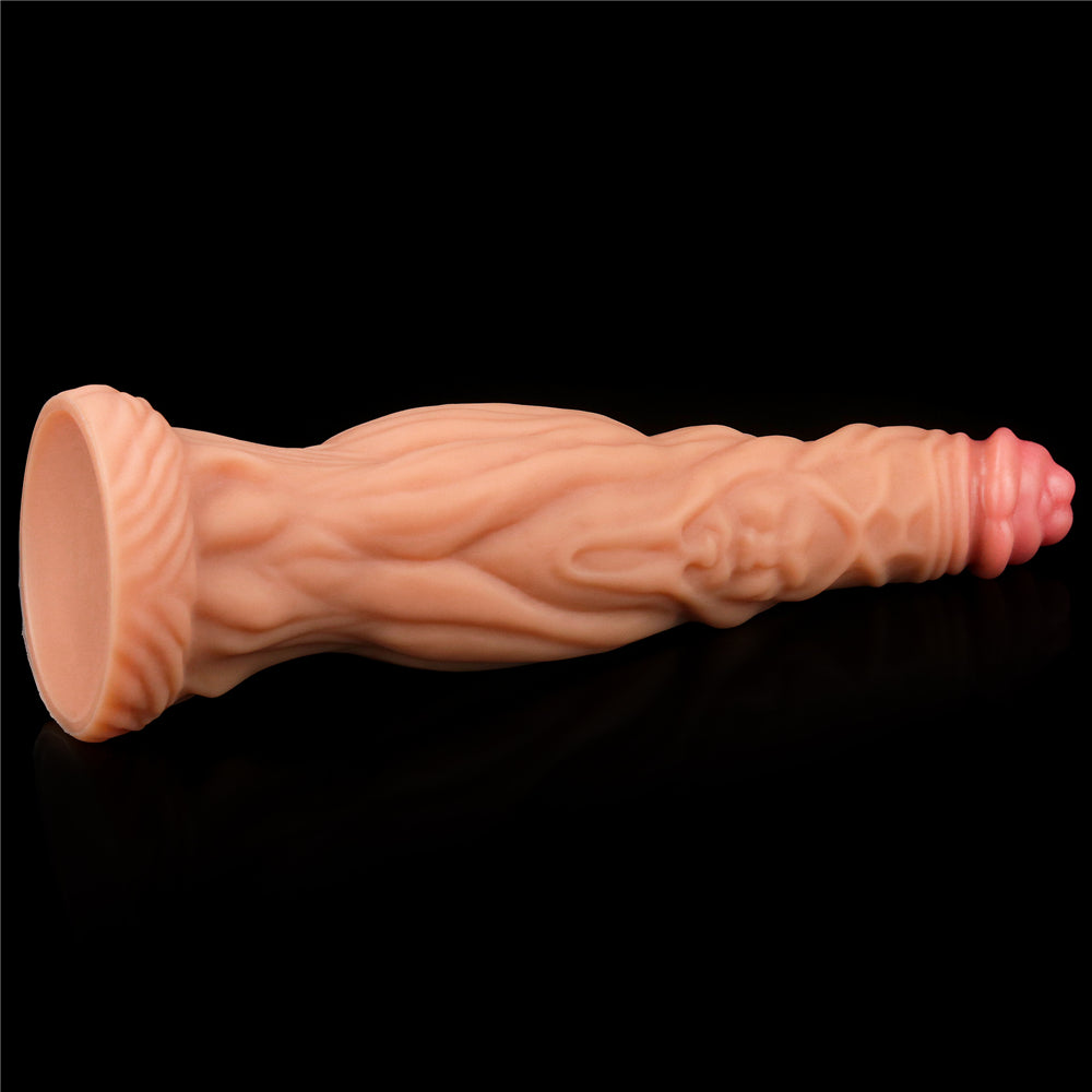 Lovetoy Dual Layered Silicone 9.5" Nature Cock - Light