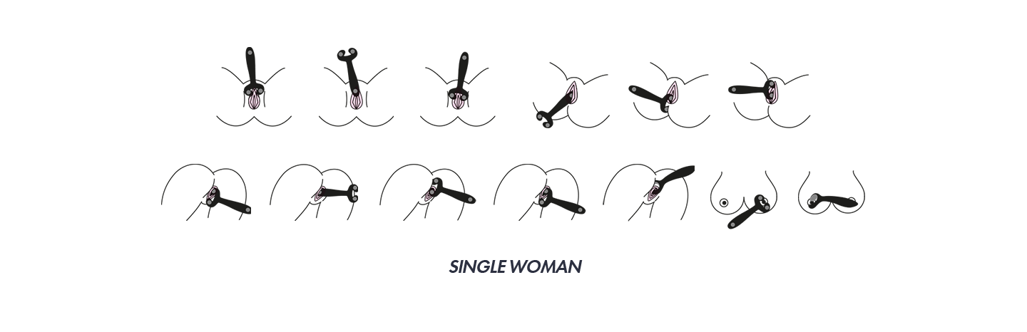 Satisfyer Partner Endless Fun Multifun 3 Rechargeable Couples Stimulator - Black