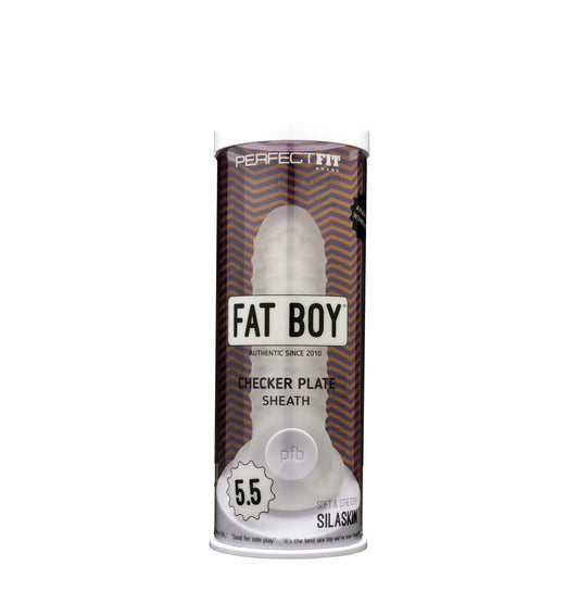 PerfectFit Brand Fat Boy Checker Plate Sheath 5.5" - Clear
