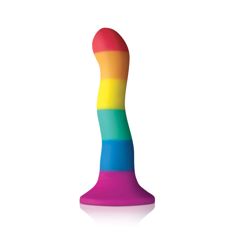 NS Novelties Colours Rainbow Pride Edition 6" Wave Dildo