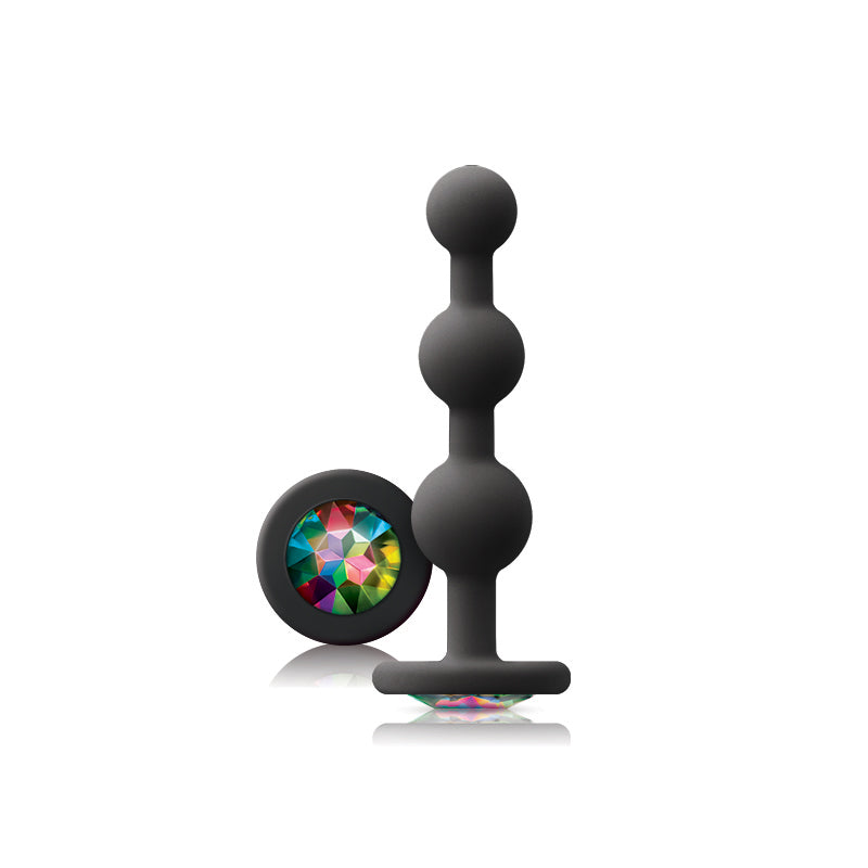 NS Novelties Glams Ripple Rainbow Gem - Black