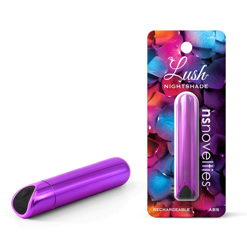 NS Novelties Lush Nightshade Rechargeable Bullet - Purple