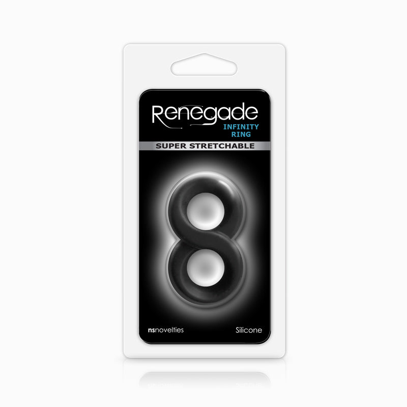 NS Novelties Renegade Infinity Cock Ring - Black