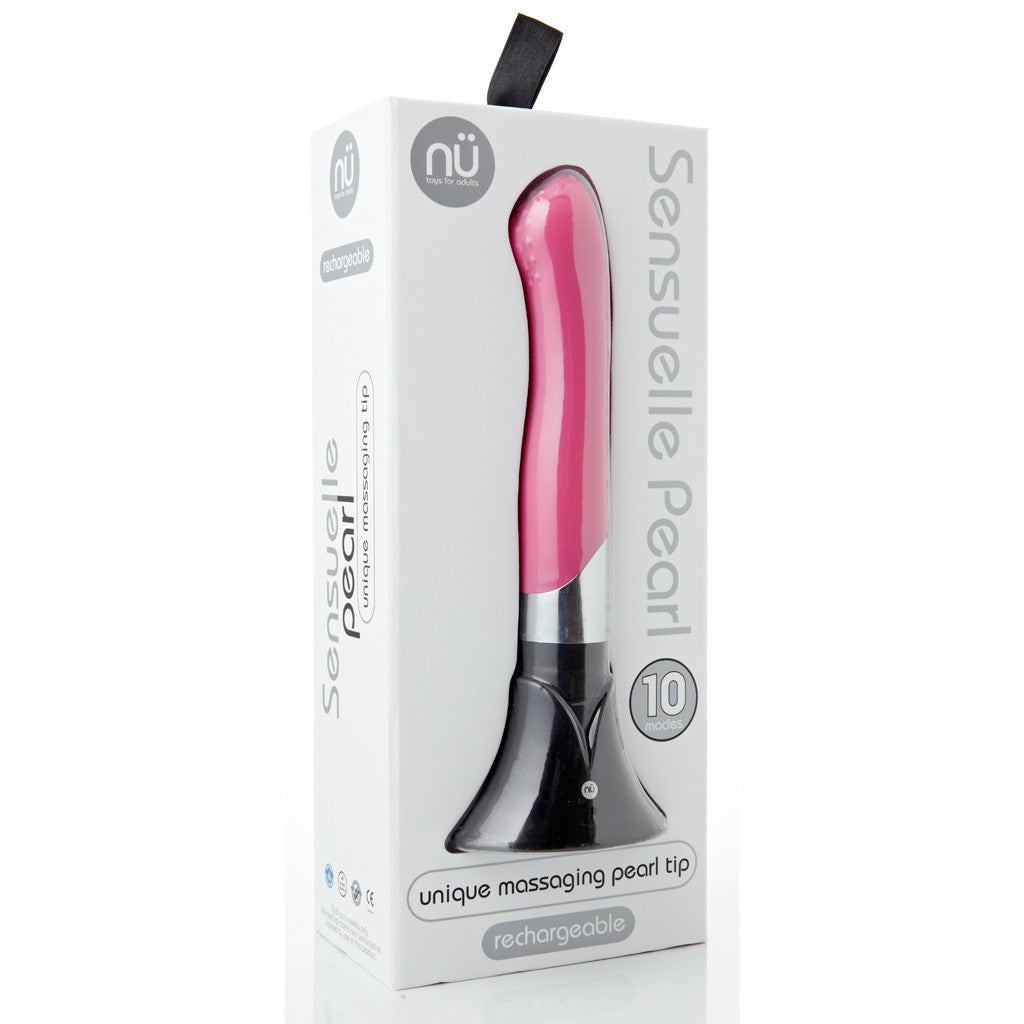 Nu Sensuelle Pearl G-Spot Vibrator with Unique Massaging Pearl Tip - Pink