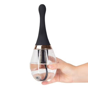 Seven Creations Clean Fun Rechargeable Auto Douche - Black & Clear