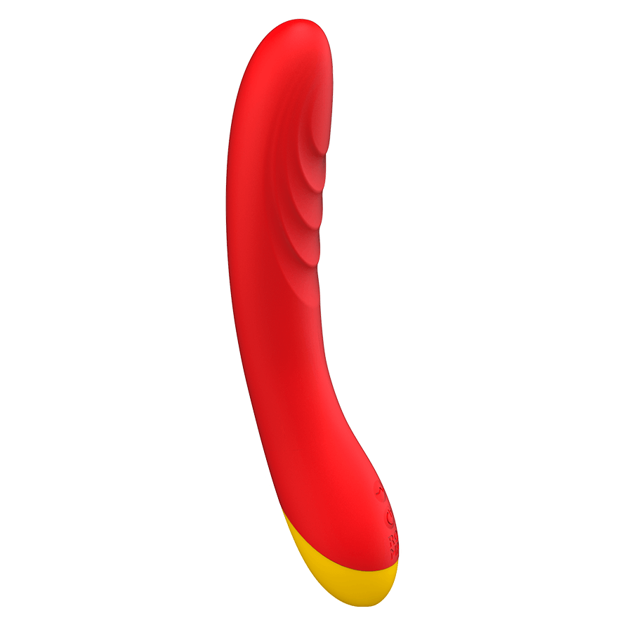 Romp Hype Rechargeable Silicone G-Spot Vibrator - Orange