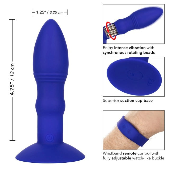CalExotics Eclipse Wristband Remote Rimming Probe - Blue