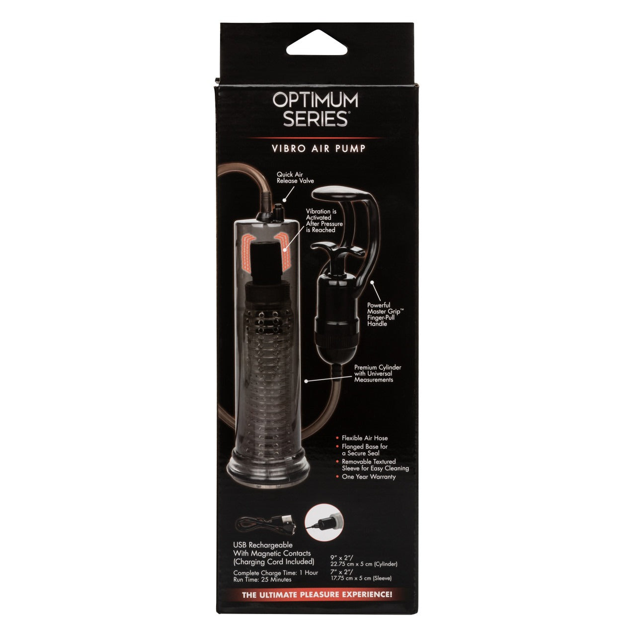 CalExotics Optimum Series Rechargeable Vibro Air Pump - Smoke