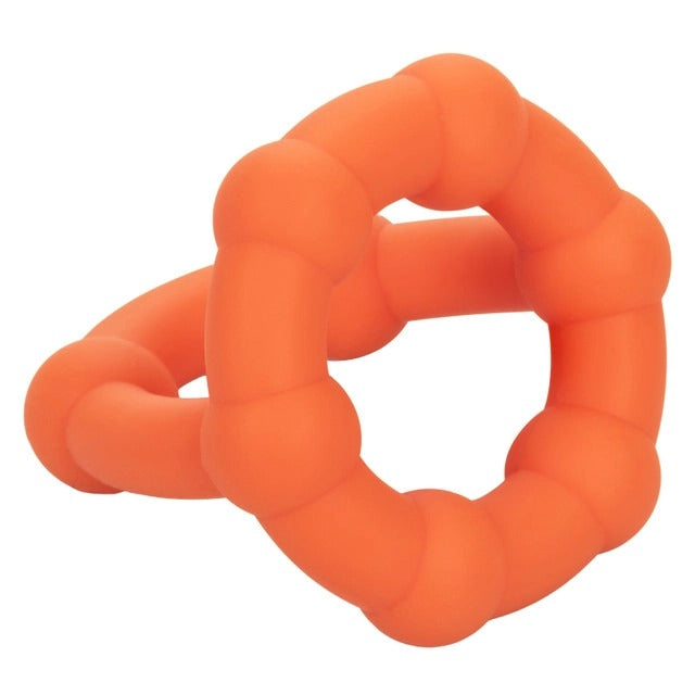 CalExotics Alpha Ring Liquid Silicone Precision Ring - Orange
