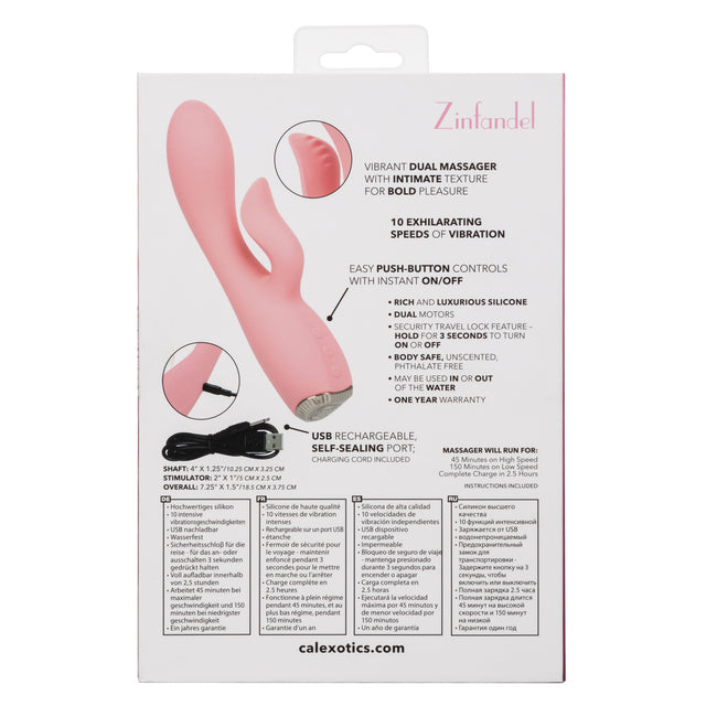 CalExotics Uncorked Zinfandel Rechargeable Rabbit Vibrator