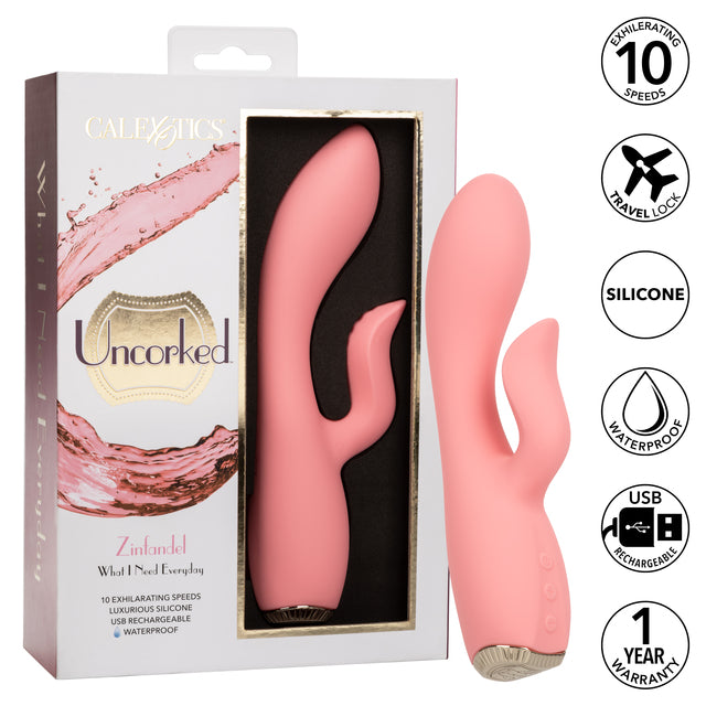 CalExotics Uncorked Zinfandel Rechargeable Rabbit Vibrator