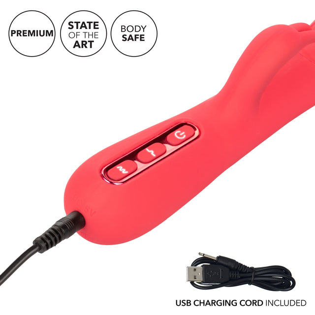 CalExotics Throb Pulse Rechargeable Thumping Rabbit Vibrator