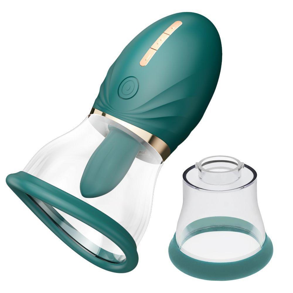 LuvPump Magic Tongue Pleasure - Flicking and Vibrating Pussy Pump