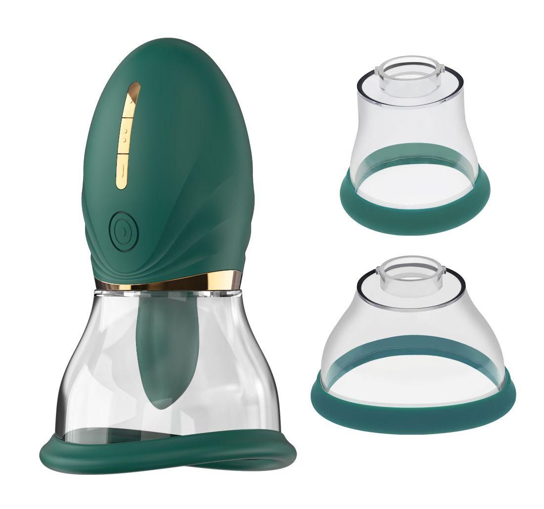 LuvPump Magic Tongue Pleasure - Flicking and Vibrating Pussy Pump
