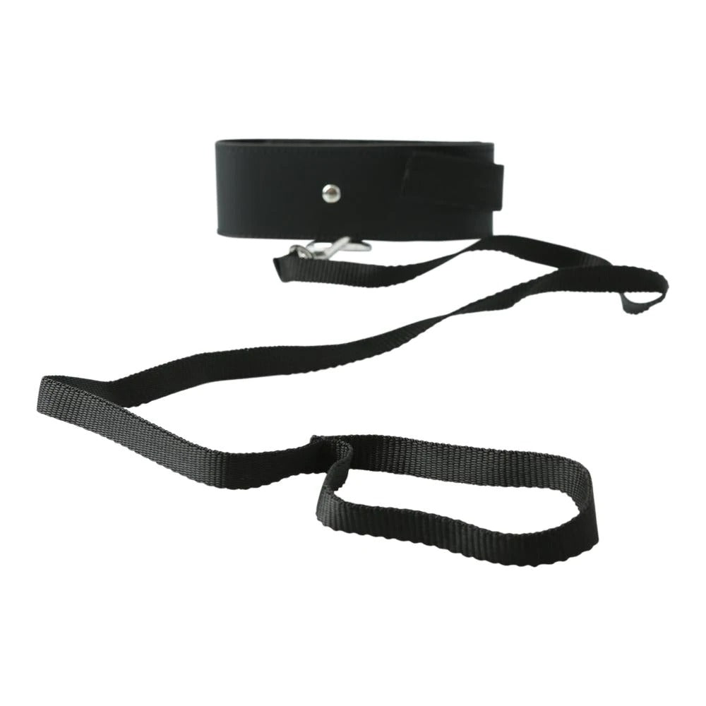 Sportsheets Sex & Mischief Black Leash & Collar