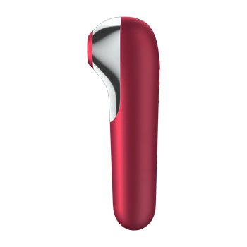 Satisfyer Dual Love Air Pulse Vibrator with App - Red
