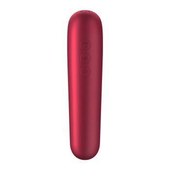 Satisfyer Dual Love Air Pulse Vibrator with App - Red
