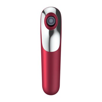 Satisfyer Dual Love Air Pulse Vibrator with App - Red