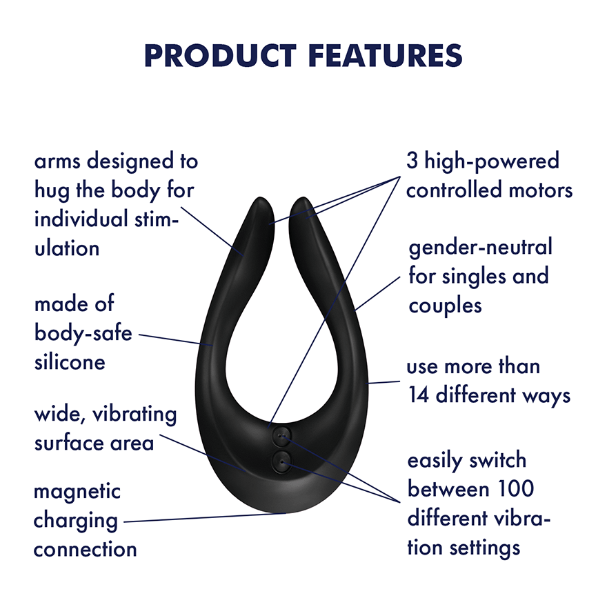 Satisfyer Partner Endless Joy Multifun 2 Rechargeable Couples Stimulator