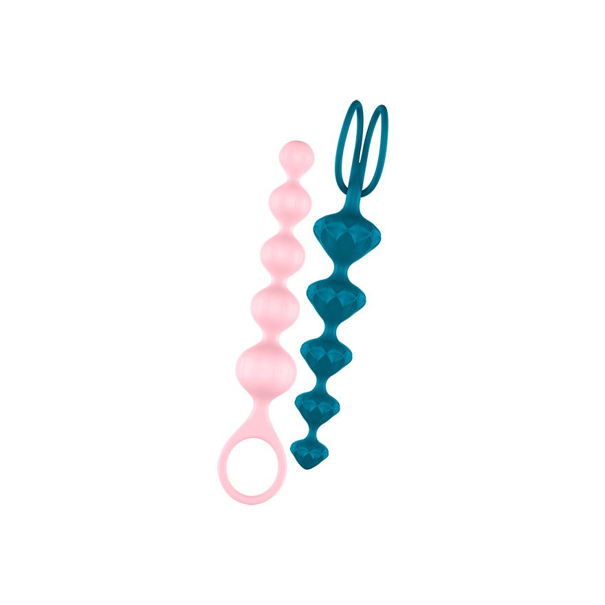 Satisfyer Love Beads Super Soft Silicone Anal Beads - Multicoloured