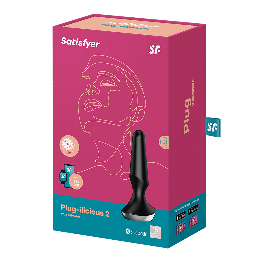 Satisfyer Plug-ilicious 2 Anal Plug Vibrator with App Control