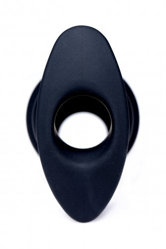 XR Brands Master Series Hive Ass Tunnel 2.9" Silicone Ribbed Hollow Anal Plug - Small