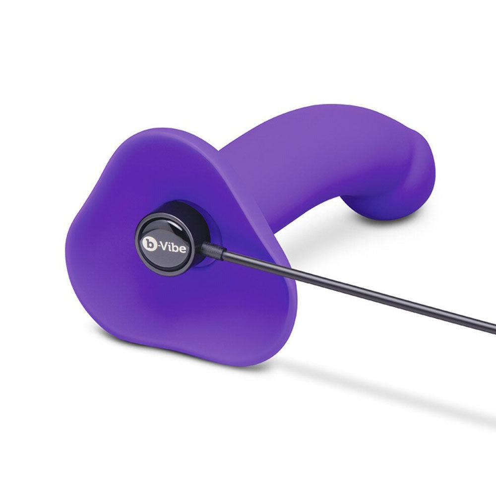 b-Vibe Vibrating 6.5" Curved Strap-On Kit