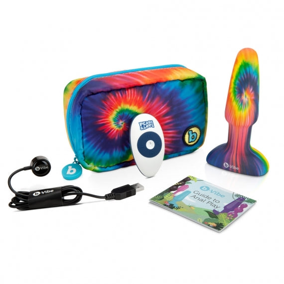 b-Vibe Peace & Love Large Rimming Plug Limited Edition