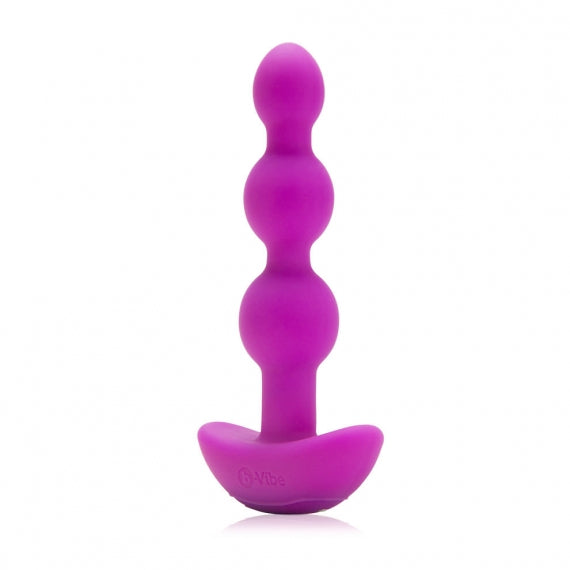b-Vibe Triplet Rechargeable Beads with Remote - Fushia