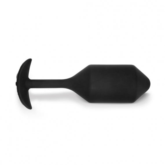 b-Vibe Rechargeable Vibrating 4 Snug Plug - Black