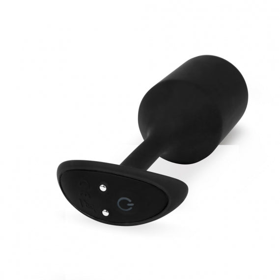 b-Vibe Rechargeable Vibrating 4 Snug Plug - Black