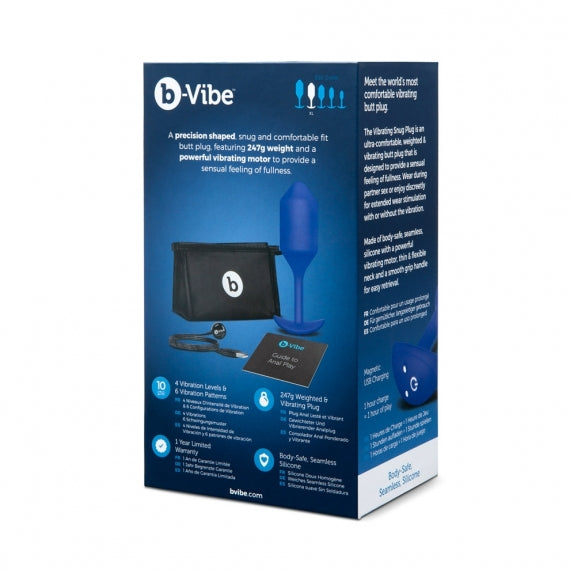 b-Vibe Rechargeable Vibrating XL Snug Plug