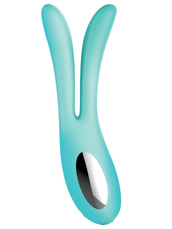 Lustre by Playful Bloom Rechargeable Rabbit Ears Vibrator - Teal