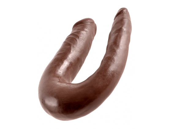 Pipedream King Cock Medium 5.5" Double Trouble Dong - Brown