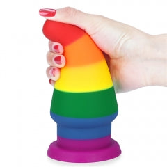 Lovetoy Products Prider 6" Anal Plug - Rainbow