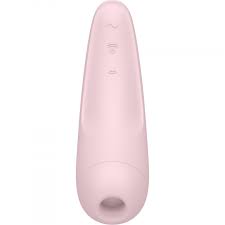 Satisfyer Curvy 2+ Air Pulse Stimulator + Vibration with App Control - Pastel Pink