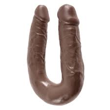 Pipedream King Cock Medium 5.5" Double Trouble Dong - Brown