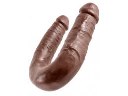 Pipedream King Cock Medium 5.5" Double Trouble Dong - Brown