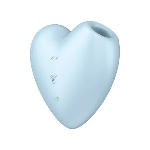 Satisfyer Cutie Heart Air Pulse Clitoral Stimulator - Blue