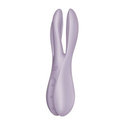 Satisfyer Threesome 2 Rechargeable Vibrator - Violet