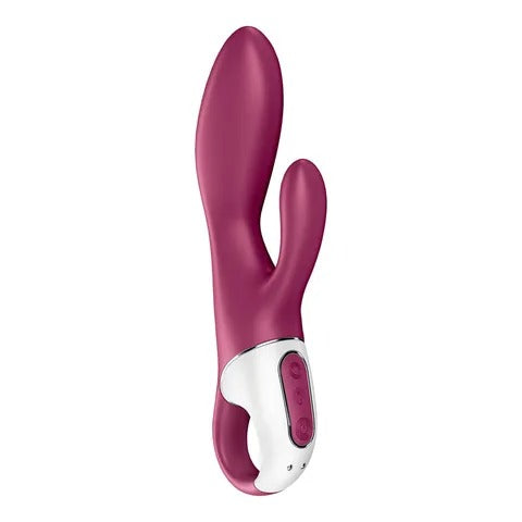 Satisfyer Heated Affair Rechargeable Heated G-Spot Vibrator with App Control - Berry
