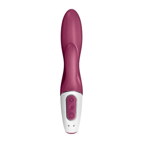 Satisfyer Heated Affair Rechargeable Heated G-Spot Vibrator with App Control - Berry