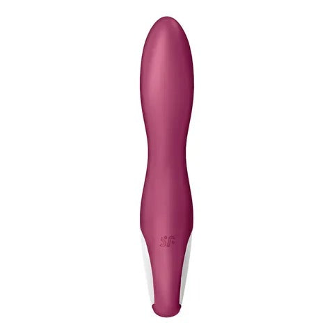 Satisfyer Heated Affair Rechargeable Heated G-Spot Vibrator with App Control - Berry