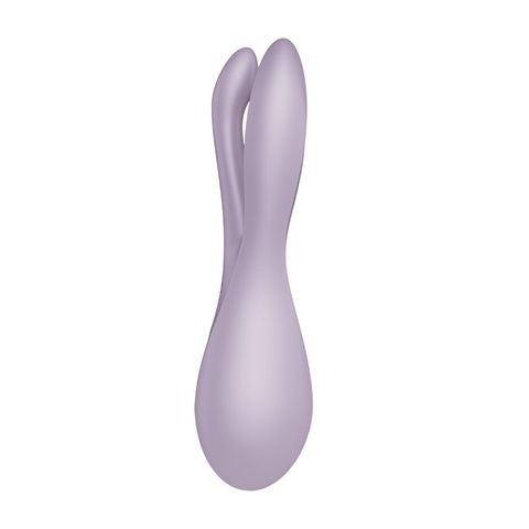 Satisfyer Threesome 2 Rechargeable Vibrator - Violet