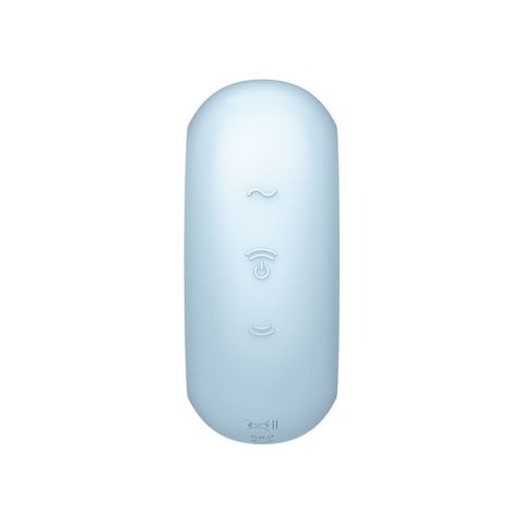Satisfyer Pro To Go 3 Rechargeable Air Pulse Stimulator + Vibration - Blue