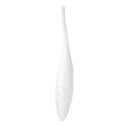 Satisfyer Twirling Joy Rechargeable Tip Vibrator with App Control - White