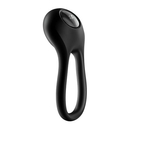 Satisfyer Majestic Duo Rechargeable Cock Ring - Black