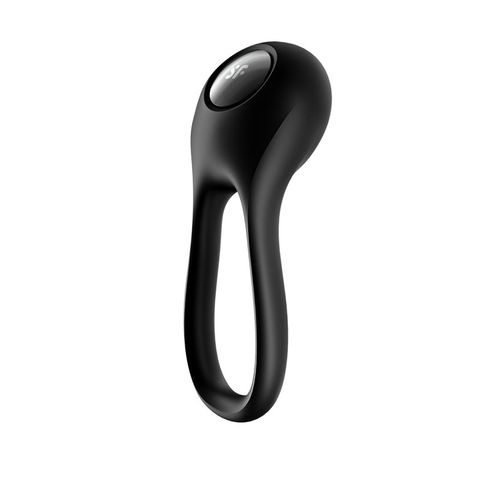 Satisfyer Majestic Duo Rechargeable Cock Ring - Black